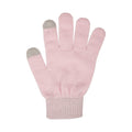 Pink - Pack Shot - Mountain Warehouse Childrens-Kids Cosy Trapper Hat And Gloves Set