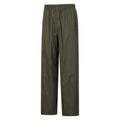 Dark Khaki - Lifestyle - Mountain Warehouse Mens Pakka Waterproof Over Trousers