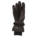 Black - Back - Mountain Warehouse Womens-Ladies Isotherm Waterproof Ski Gloves