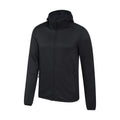 Black - Side - Mountain Warehouse Mens Hike Active Full Zip Hoodie