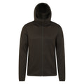 Dark Khaki - Front - Mountain Warehouse Mens Hike Active Full Zip Hoodie