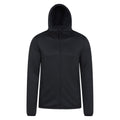 Black - Front - Mountain Warehouse Mens Hike Active Full Zip Hoodie