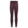 Burgundy - Front - Mountain Warehouse Womens-Ladies Brushed Isotherm Leggings