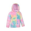 Bright Pink - Lifestyle - Mountain Warehouse Childrens-Kids Cosy Rainbow Full Zip Hoodie