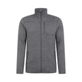 Charcoal - Front - Mountain Warehouse Mens Helford Full Zip Fleece Jacket