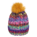 Mixed - Back - Mountain Warehouse Womens-Ladies Geneva Rainbow Borg Lined Beanie