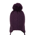 Purple - Back - Mountain Warehouse Womens-Ladies Macaroni Knitted Hat