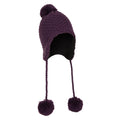 Purple - Front - Mountain Warehouse Womens-Ladies Macaroni Knitted Hat