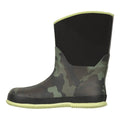 Black - Side - Mountain Warehouse Childrens-Kids Puddle Camo Wellington Boots