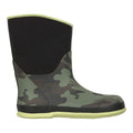 Black - Lifestyle - Mountain Warehouse Childrens-Kids Puddle Camo Wellington Boots