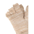 Beige - Lifestyle - Mountain Warehouse Womens-Ladies Faux Fur Lined Fingerless Gloves