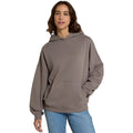 Taupe - Side - Animal Womens-Ladies Idol Drop Shoulder Hoodie