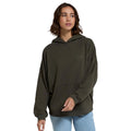 Dark Khaki - Side - Animal Womens-Ladies Idol Drop Shoulder Hoodie