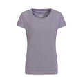 Purple - Front - Mountain Warehouse Womens-Ladies Double Layered T-Shirt