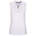 White - Pack Shot - Mountain Warehouse Womens-Ladies Petra Sleeveless Shirt