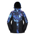 Bright Blue - Front - Mountain Warehouse Womens-Ladies Dawn II Printed Ski Jacket