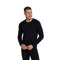 Jet Black - Front - Animal Mens Blaze Base Layer Top