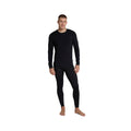 Jet Black - Side - Animal Mens Blaze Base Layer Top