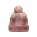 Pink - Back - Animal Womens-Ladies Mia Ombre Lined Beanie