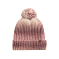 Pink - Front - Animal Womens-Ladies Mia Ombre Lined Beanie