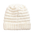 Cream - Back - Animal Womens-Ladies Ashley Lined Beanie