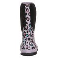 Lilac - Back - Mountain Warehouse Childrens-Kids Puddle Leopard Print Mucker Boots