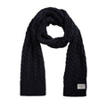 Navy - Front - Animal Womens-Ladies Becky Knitted Scarf