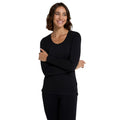 Jet Black - Front - Animal Womens-Ladies Blaze Base Layer Top