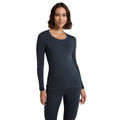 Navy - Front - Animal Womens-Ladies Blaze Base Layer Top