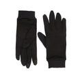 Black - Front - Mountain Warehouse Womens-Ladies Silk Gloves