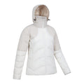 Cream - Side - Mountain Warehouse Womens-Ladies Cairngorm Baffled Ski Jacket