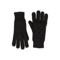 Black - Side - Mountain Warehouse Womens-Ladies Isotherm Plush Gloves