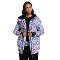 Light Pink - Side - Animal Womens-Ladies Tignes Printed Ski Jacket