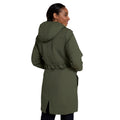 Khaki Green - Back - Animal Womens-Ladies Agnes Borg Lined Parka