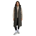 Dark Khaki - Lifestyle - Animal Womens-Ladies Comfort Zone Longline Gilet