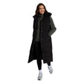 Jet Black - Side - Animal Womens-Ladies Comfort Zone Longline Gilet