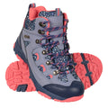 Coral - Side - Mountain Warehouse Childrens-Kids Adventurer Printed Waterproof Snow Boots