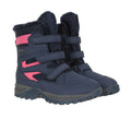 Navy - Front - Mountain Warehouse Childrens-Kids Chill Waterproof Walking Boots