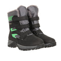 Black - Front - Mountain Warehouse Childrens-Kids Chill Waterproof Walking Boots