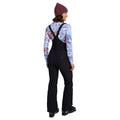 Black - Back - Animal Womens-Ladies Powder Bib Front Ski Trousers