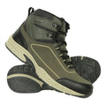 Khaki Green - Side - Mountain Warehouse Mens Ramble Softshell Waterproof Boots