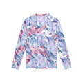 Light Pink - Back - Animal Womens-Ladies Piste Printed Base Layer Top