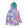 Pink - Pack Shot - Mountain Warehouse Childrens-Kids Printed Ski Jacket & Trousers