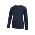 Navy - Lifestyle - Mountain Warehouse Childrens-Kids Talus Plain Base Layer Set