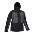 Black - Side - Mountain Warehouse Mens Axis Extreme Softshell Ski Jacket