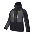 Black - Lifestyle - Mountain Warehouse Mens Axis Extreme Softshell Ski Jacket