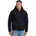 Jet Black - Front - Animal Mens Cloud Cosi Light Padded Jacket