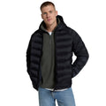 Jet Black - Side - Animal Mens Cloud Cosi Light Padded Jacket