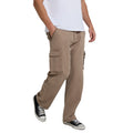 Dark Beige - Side - Animal Mens Dusk Heavyweight Cargo Trousers