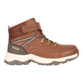 Brown - Lifestyle - Mountain Warehouse Childrens-Kids Sycamore Adaptive Waterproof Walking Boots